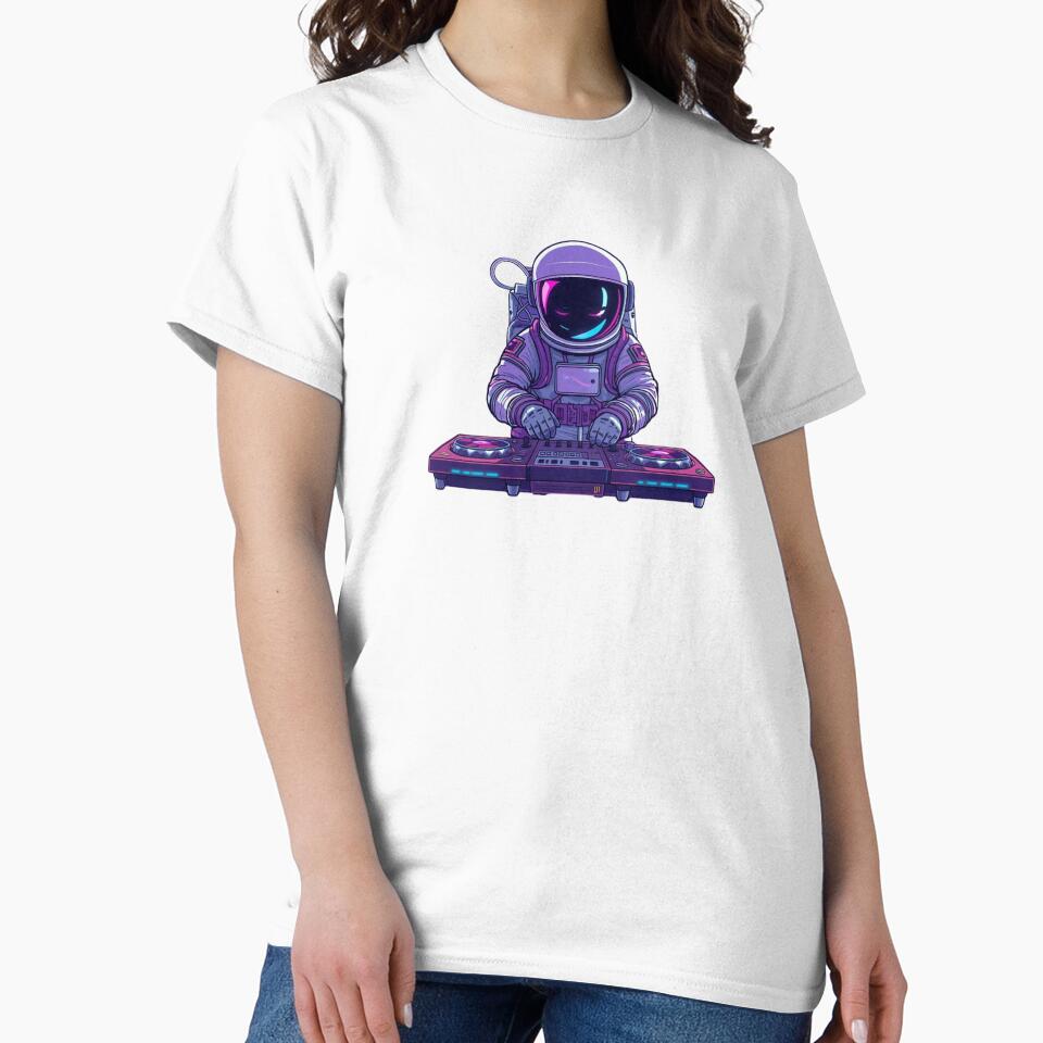 Astronaut DJ by Luisshopp T-Shirts, Hoodie, Sweatshirt | BlankRebels.com (Image 2)