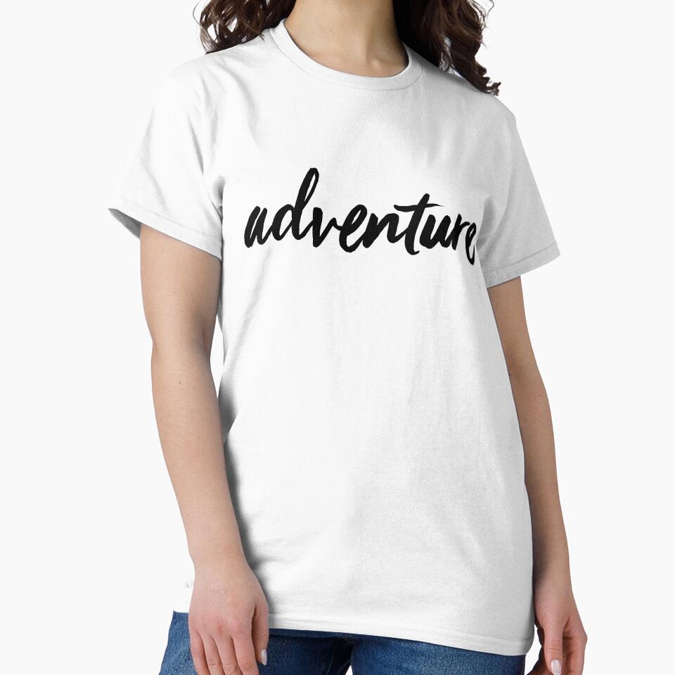 Adventure Script T-Shirt & Stickers - Traveler Wanderlust by StrangeStreet Hoodie, Sweatshirt | BlankRebels.com (Image 2)