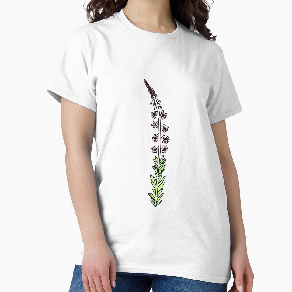 Fireweed Watercolour by designsbyad T-Shirts, Hoodie, Sweatshirt | BlankRebels.com (Image 2)