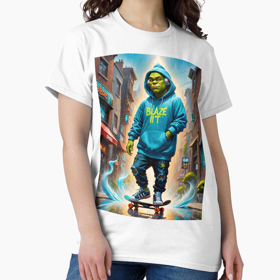 Shrek skateboard sticker! by Jhawkshop T-Shirts, Hoodie, Sweatshirt | BlankRebels.com (Image 2)