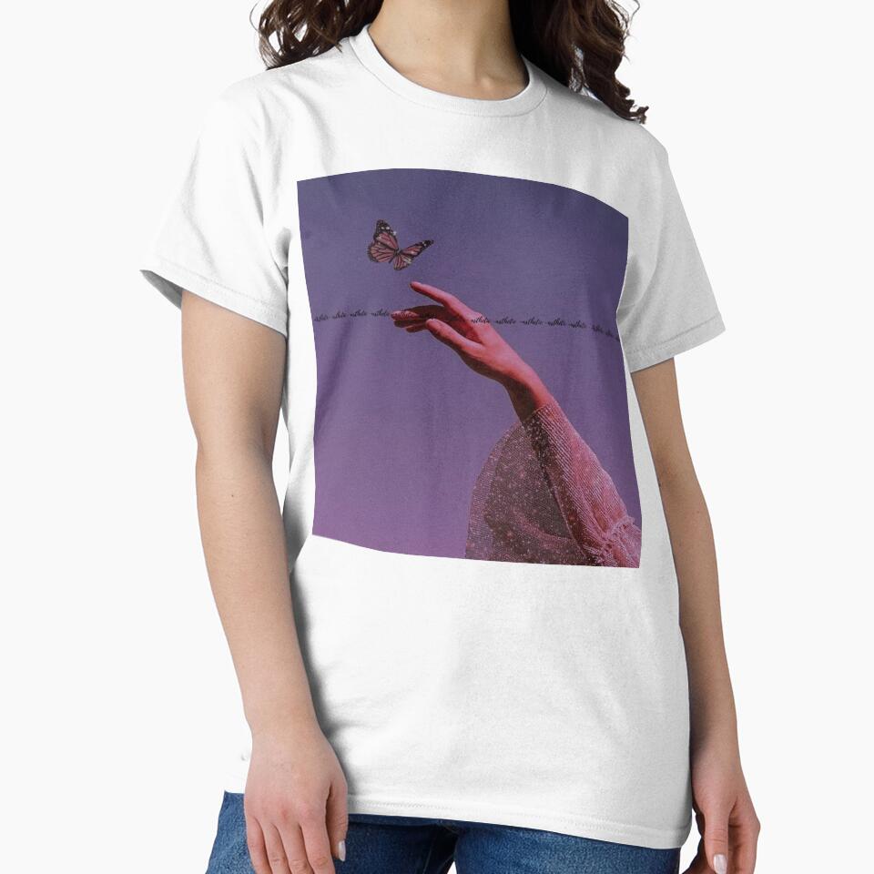 Aesthetic skies and butterfly by Mayuri Juyal T-Shirts, Hoodie, Sweatshirt | BlankRebels.com (Image 2)