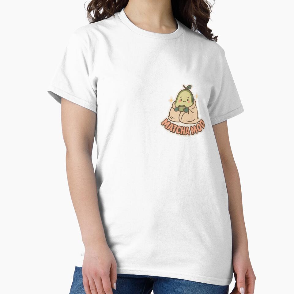 Matcha Mod Sticker – Cozy Kawaii Avocado Art, Cute Matcha Aesthetic by mirozeliea T-Shirts, Hoodie, Sweatshirt (Image 2)