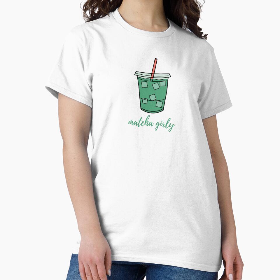 Iced Matcha Girly by moodiemerch T-Shirts, Hoodie, Sweatshirt | BlankRebels.com (Image 2)