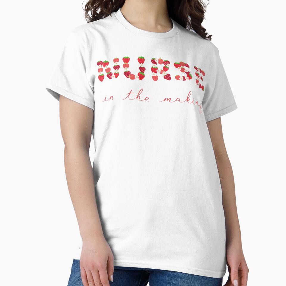 Nurse in the Making Strawberry Letters by AsinusAS T-Shirts, Hoodie, Sweatshirt | BlankRebels.com (Image 2)