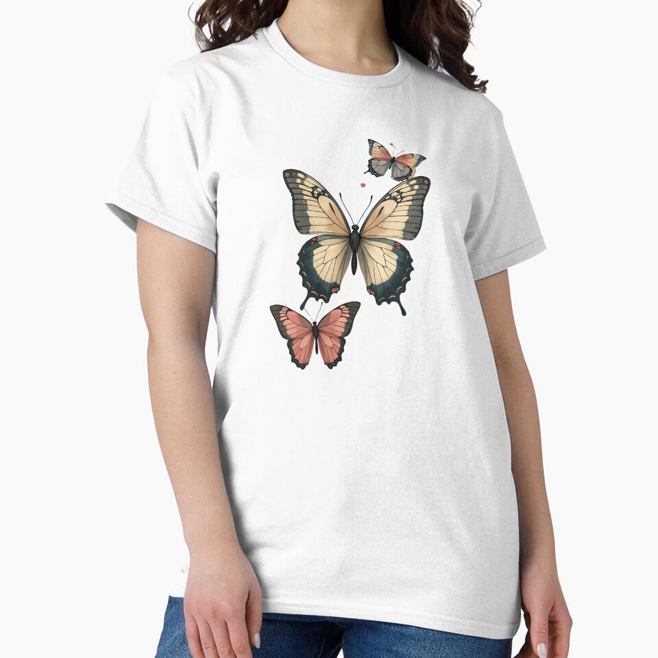 Indie Scrapbook Butterfly Collage Aesthetic by VibeTCreations T-Shirts, Hoodie, Sweatshirt | BlankRebels.com (Image 2)