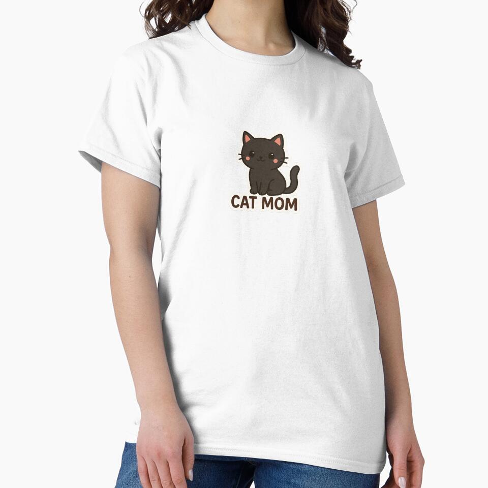 Black Cat Mom by jensenlovescats T-Shirts, Hoodie, Sweatshirt | BlankRebels.com (Image 2)