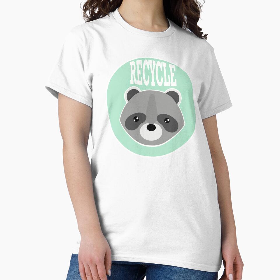 Raccoon - Recycle by GraesDreams T-Shirts, Hoodie, Sweatshirt | BlankRebels.com (Image 2)