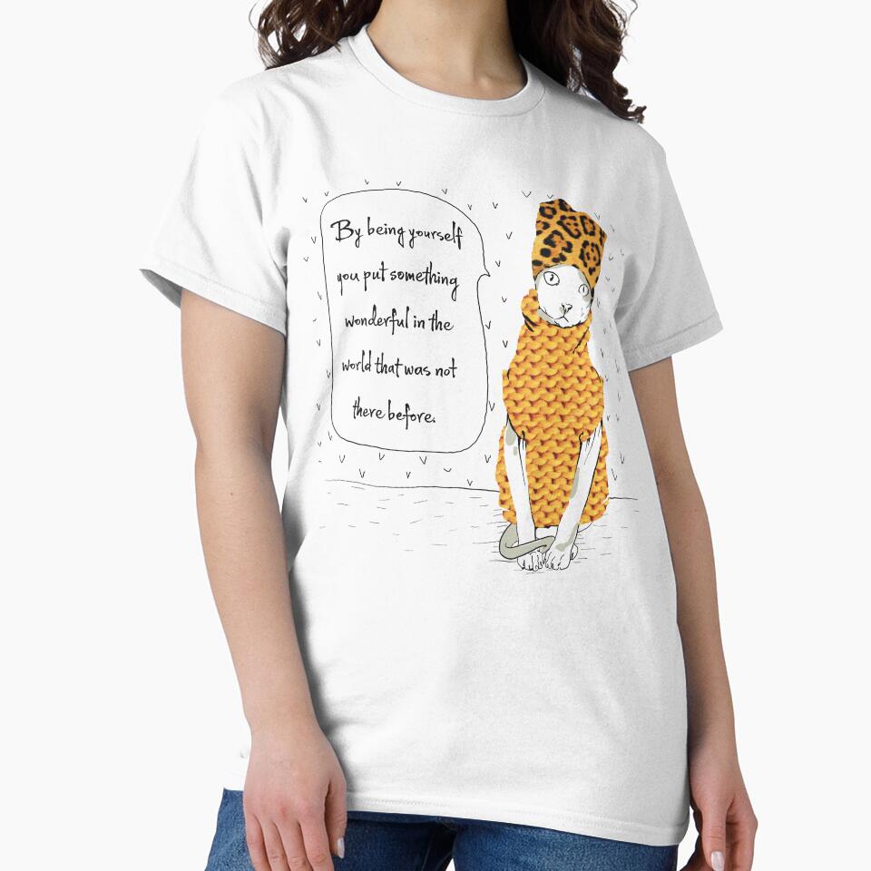 Be yourself cat by starwilliamsart T-Shirts, Hoodie, Sweatshirt | BlankRebels.com (Image 2)