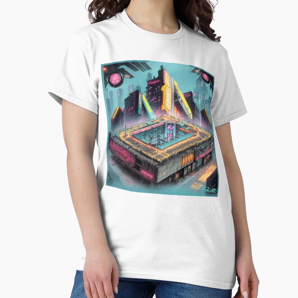 Digital City – Pop Art Circuit Abstract Art by Esterlane T-Shirts, Hoodie, Sweatshirt | BlankRebels.com (Image 2)