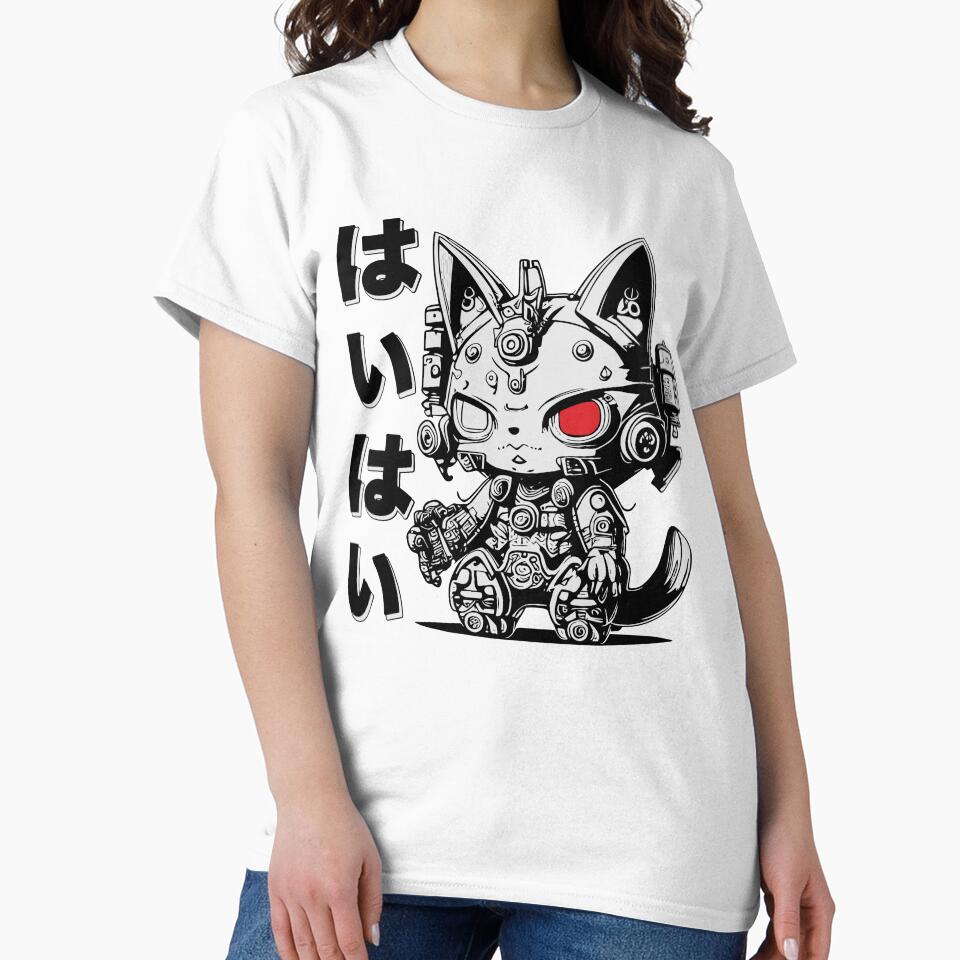 Cyberpunk "Whatever" Cat by Wilder Wood T-Shirts, Hoodie, Sweatshirt | BlankRebels.com (Image 2)