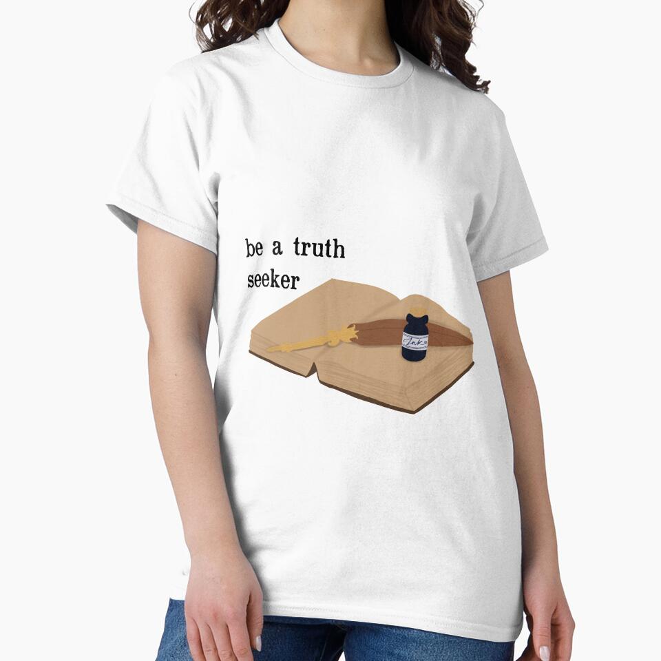 “Be A Truth Seeker” Book, Quill, and Ink Academia by bookishscarlett T-Shirts, Hoodie, Sweatshirt | BlankRebels.com (Image 2)