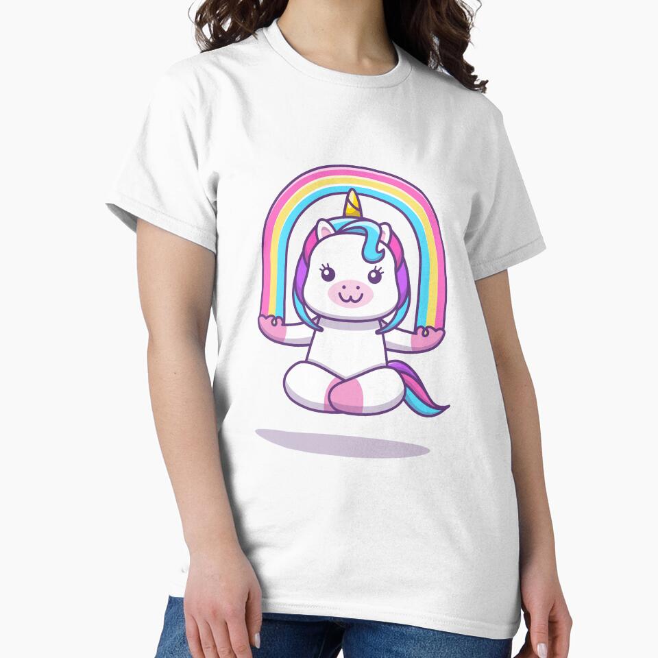 Rainbow Unicorn by officialfanclub T-Shirts, Hoodie, Sweatshirt | BlankRebels.com (Image 2)