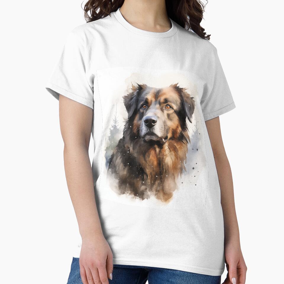 Estrela Mountain Dog Portrait by Samuelsboro T-Shirts, Hoodie, Sweatshirt | BlankRebels.com (Image 2)