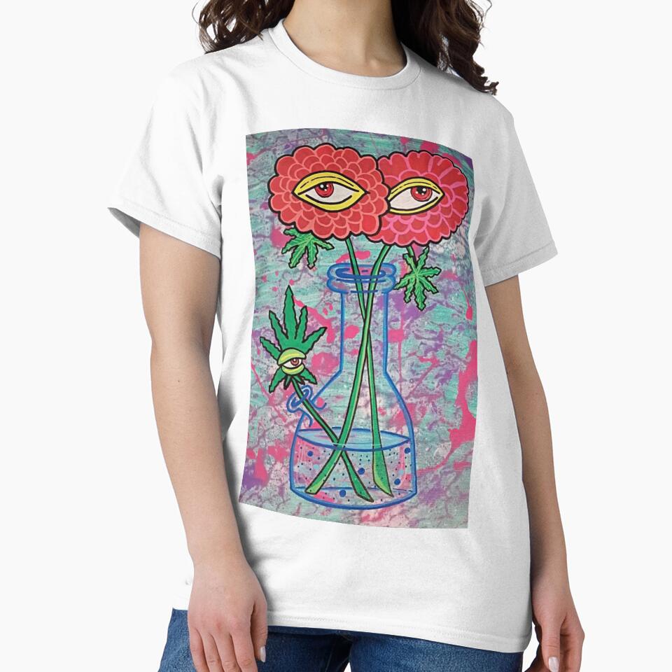 Flowers and a leaf by The Morbid Hippie T-Shirts, Hoodie, Sweatshirt | BlankRebels.com (Image 2)