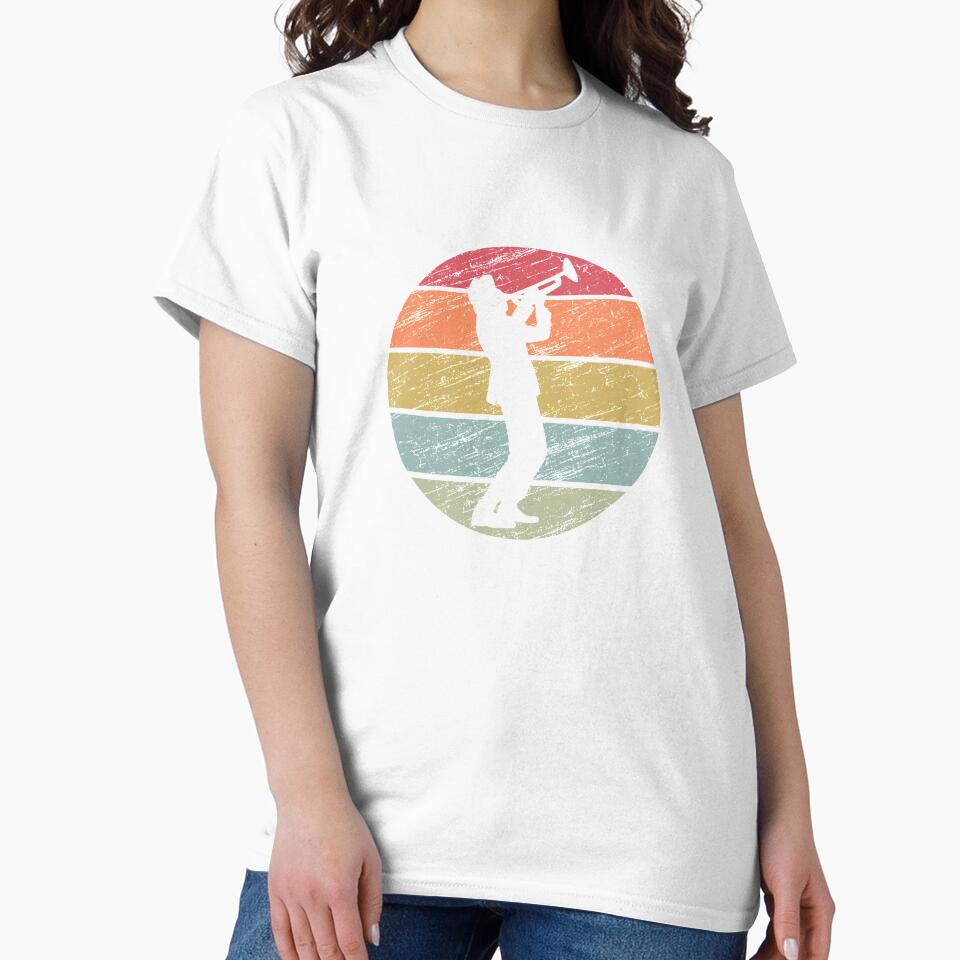 Retro Trumpet Player by Jebbondo T-Shirts, Hoodie, Sweatshirt | BlankRebels.com (Image 2)