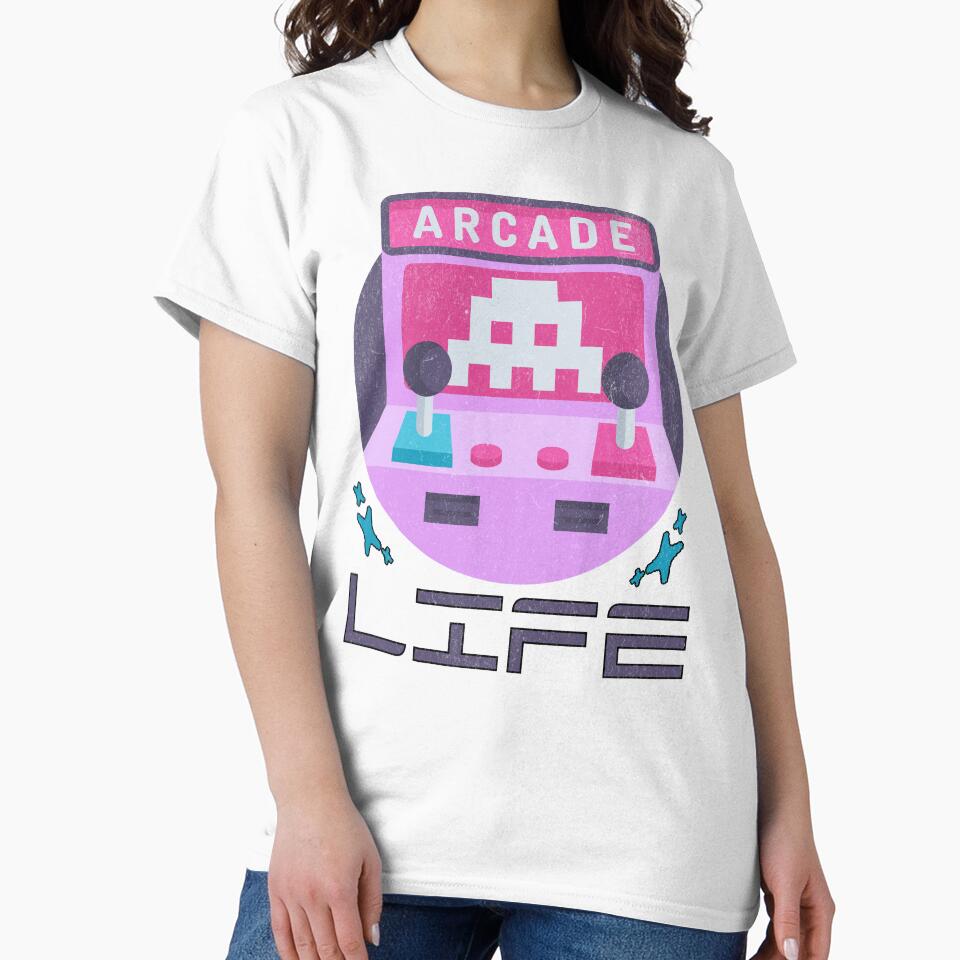 Gaming Retro Arcade Life by Alterock Designs T-Shirts, Hoodie, Sweatshirt | BlankRebels.com (Image 2)