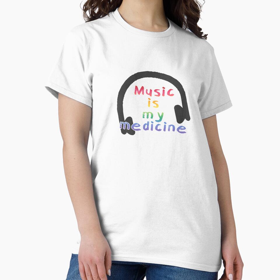 Music is my medicine by StarsXChaser T-Shirts, Hoodie, Sweatshirt | BlankRebels.com (Image 2)