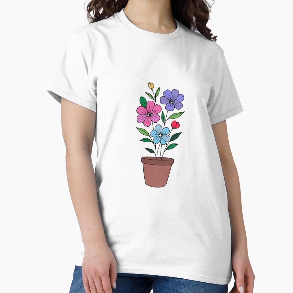 cute flower by designing01Ar3 T-Shirts, Hoodie, Sweatshirt | BlankRebels.com (Image 2)