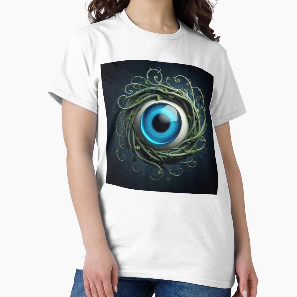Sacred Growth – Evil Eye in Botanical Form by ashokreddy343 T-Shirts, Hoodie, Sweatshirt | BlankRebels.com (Image 2)
