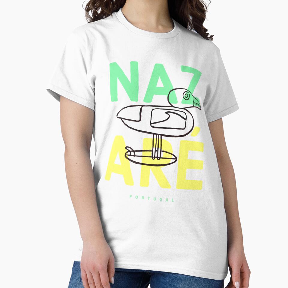 Nazare big surfing surf nazare town big surfing culture big waves by Tropical Blood T-Shirts, Hoodie, Sweatshirt (Image 2)