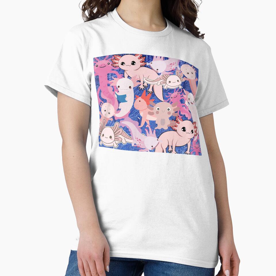 Axolotl Pattern by JDWCreations T-Shirts, Hoodie, Sweatshirt | BlankRebels.com (Image 2)