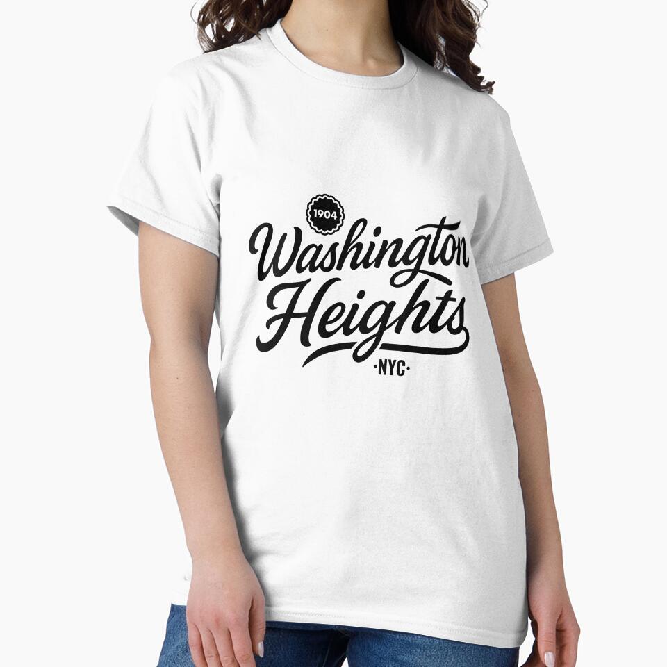 Washington Heights Lettering by Boogosh T-Shirts, Hoodie, Sweatshirt | BlankRebels.com (Image 2)
