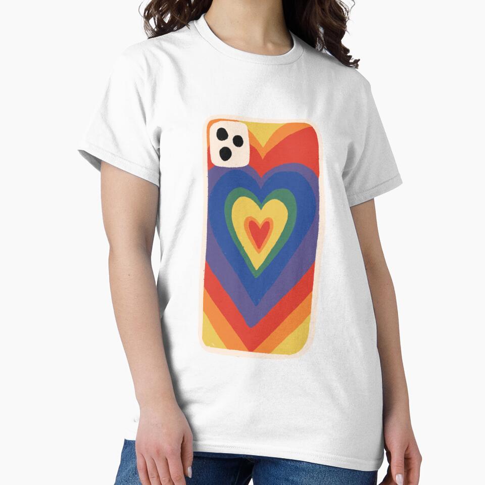 Y2K HEART RAINBOW by DiscoVibes T-Shirts, Hoodie, Sweatshirt | BlankRebels.com (Image 2)