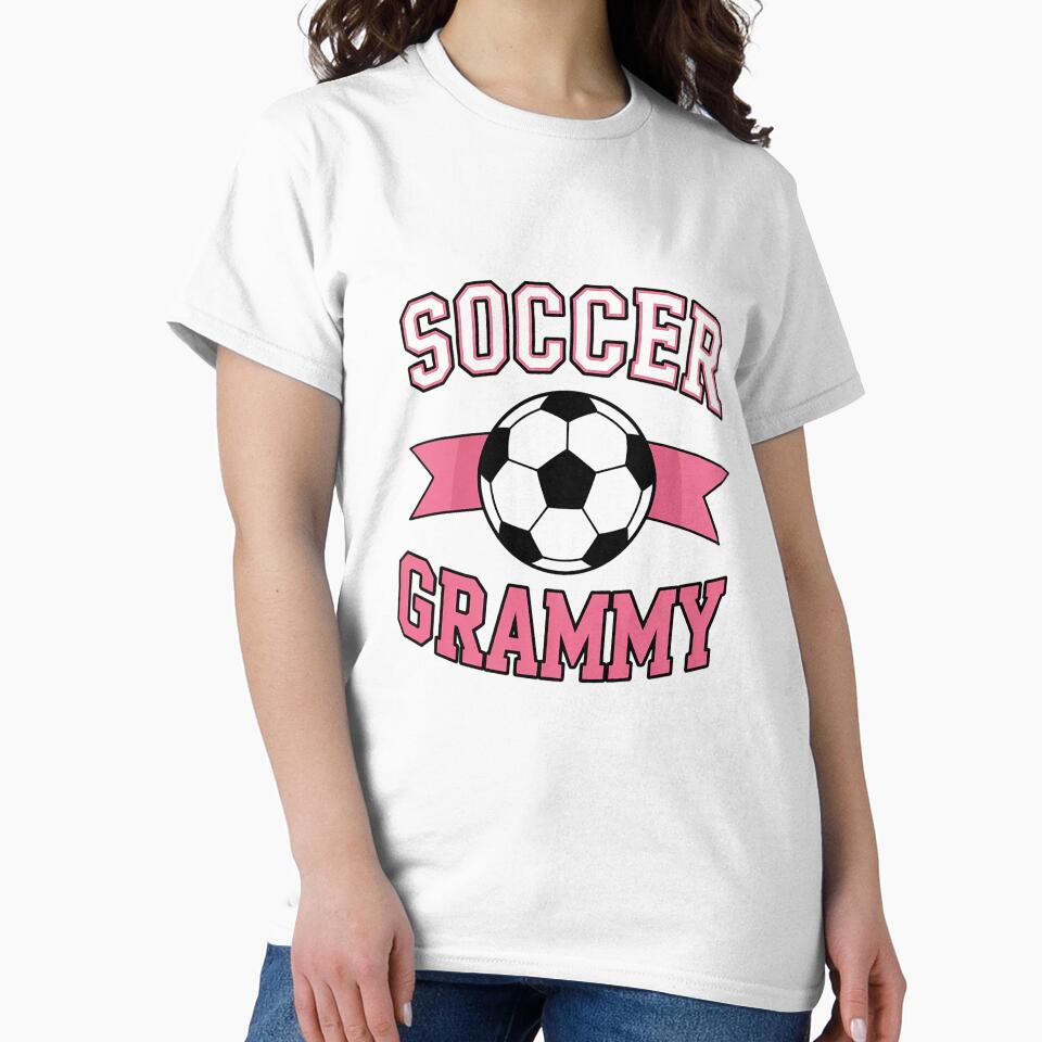 Soccer Grammy Grandma Funny From Grandkids Raglan Baseball Tee by AmparoBoyle