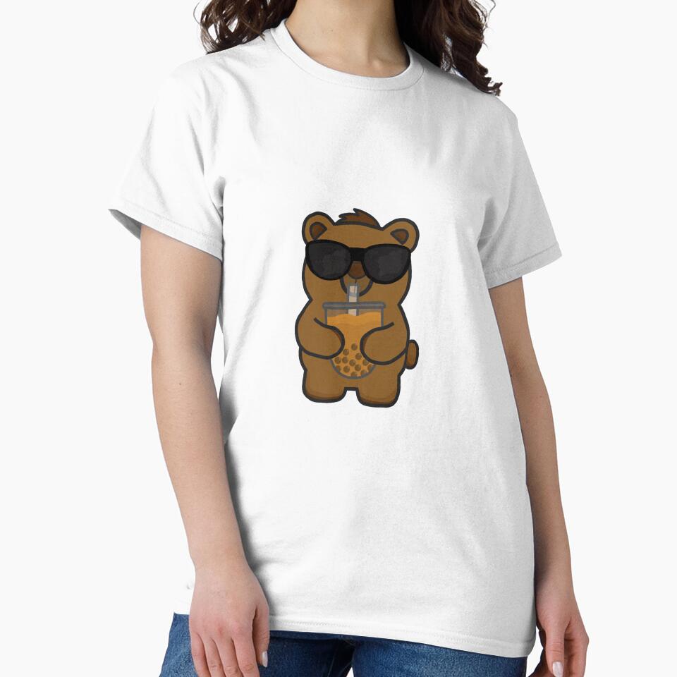Boba bear by avaolivier T-Shirts, Hoodie, Sweatshirt | BlankRebels.com (Image 2)