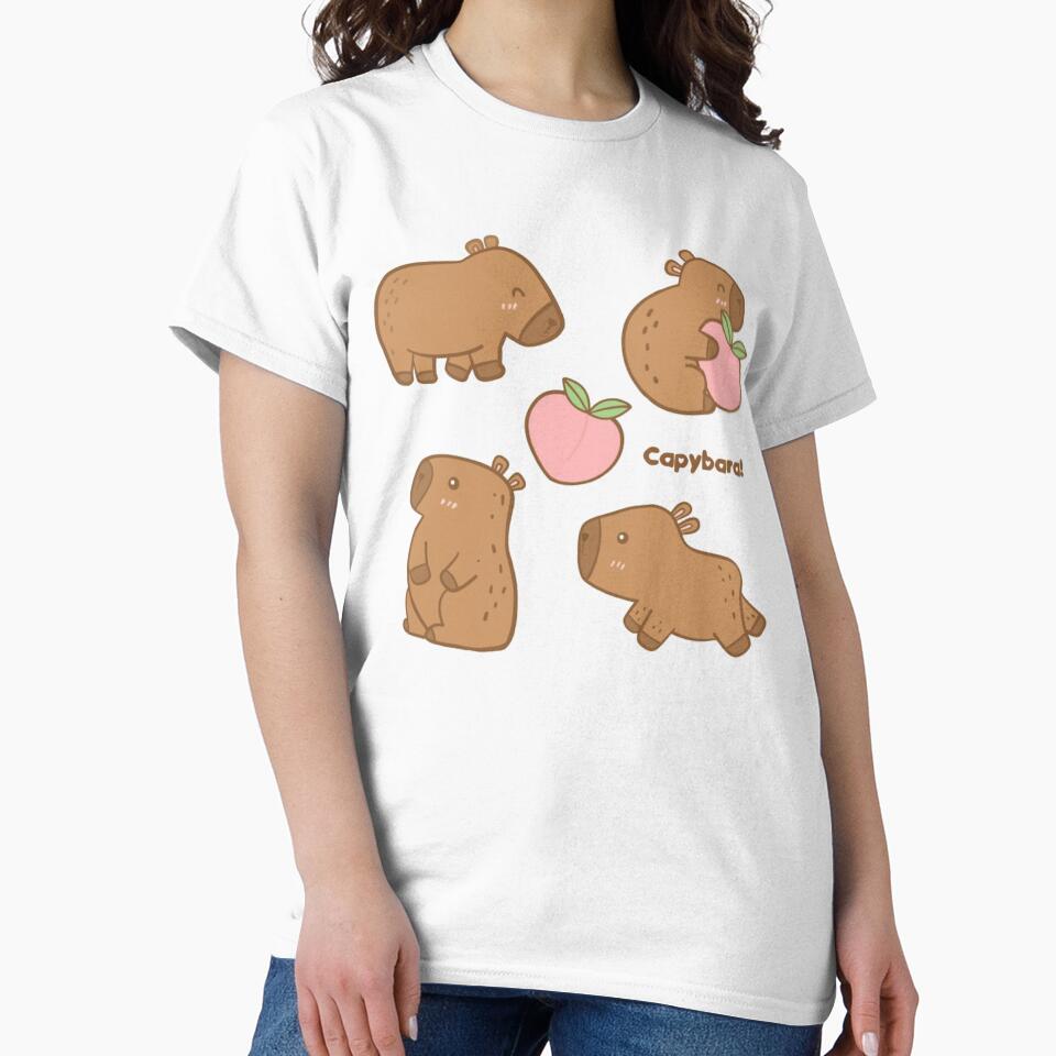 Momochi Capybara by kawaiistudio T-Shirts, Hoodie, Sweatshirt | BlankRebels.com (Image 2)