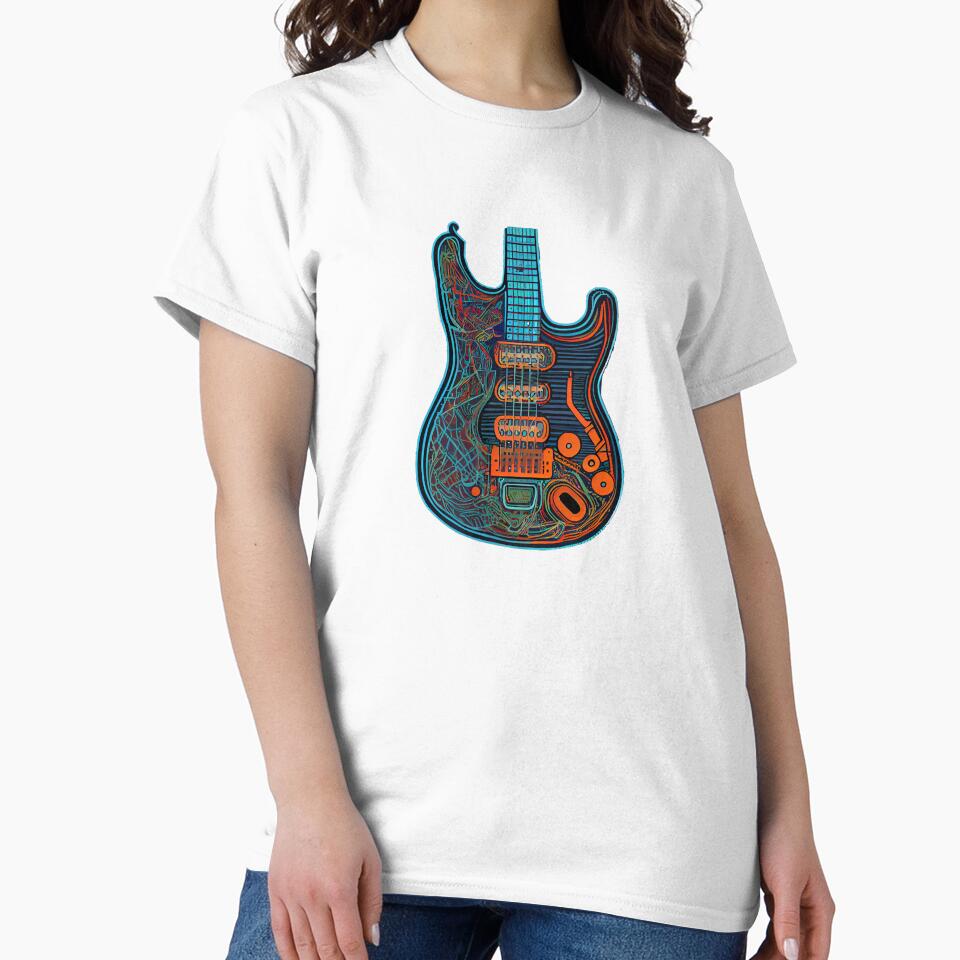 Colorful Guitar. by Pixelarium