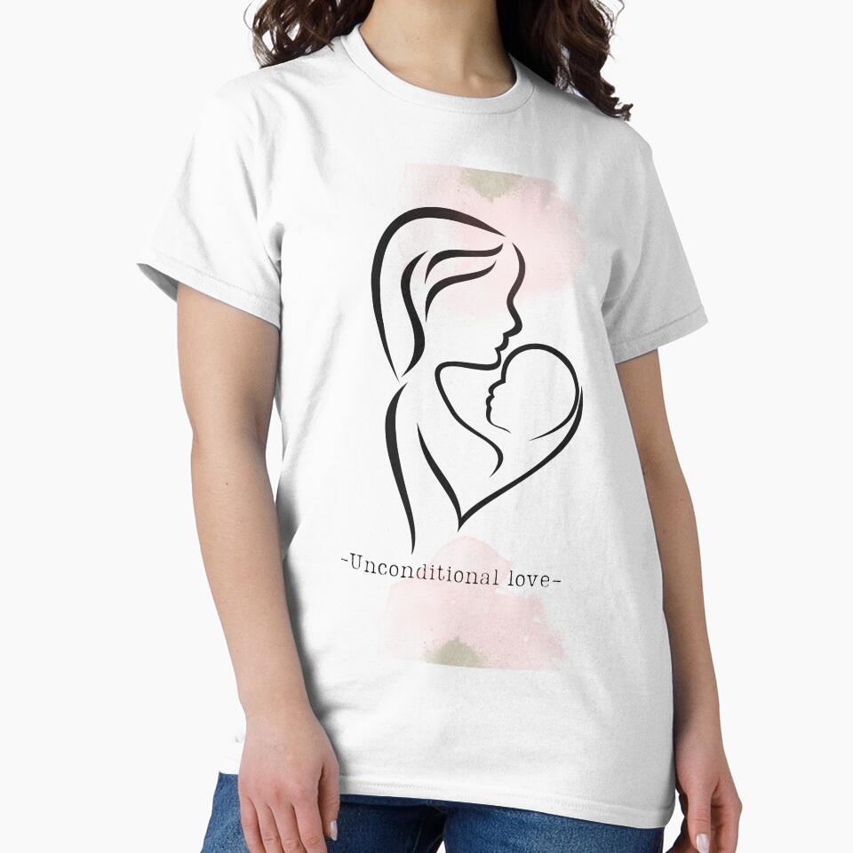 Mom unconditional love art minimalist by raymishop