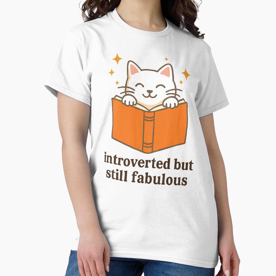 Introverted but still fabulous by CloudyPress T-Shirts, Hoodie, Sweatshirt | BlankRebels.com (Image 2)