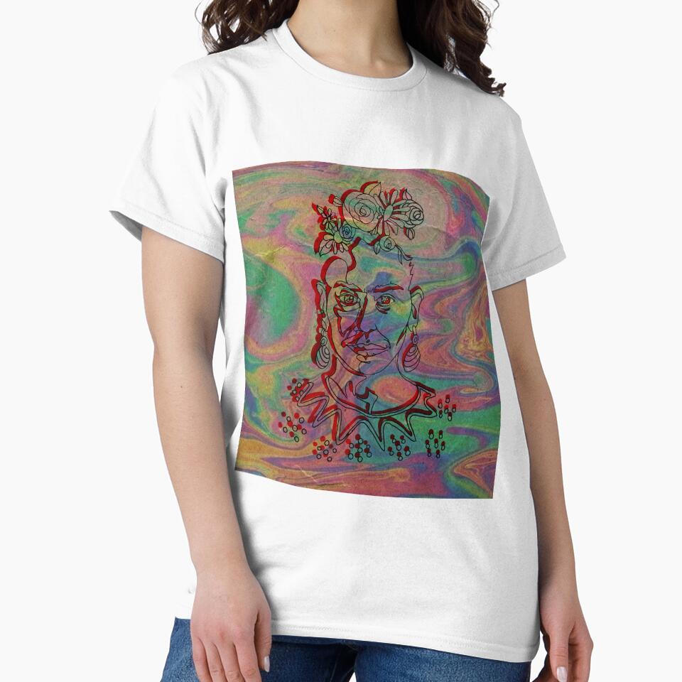 kahlo psychedelic art by Ilustra Club T-Shirts, Hoodie, Sweatshirt | BlankRebels.com (Image 2)