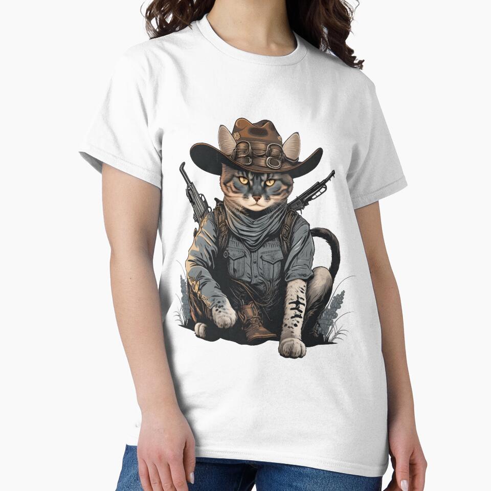 Cowboy cat by CustomPrintHub T-Shirts, Hoodie, Sweatshirt | BlankRebels.com (Image 2)