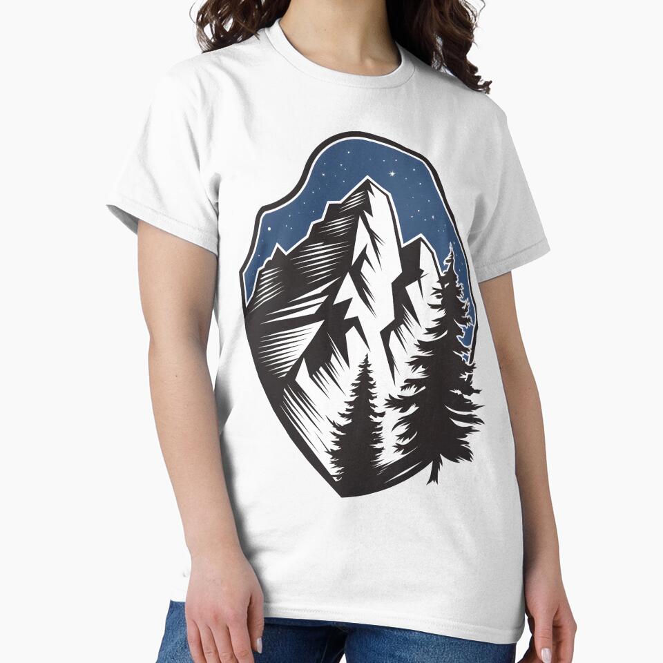 Mountain shield by AnamMHavan T-Shirts, Hoodie, Sweatshirt | BlankRebels.com (Image 2)