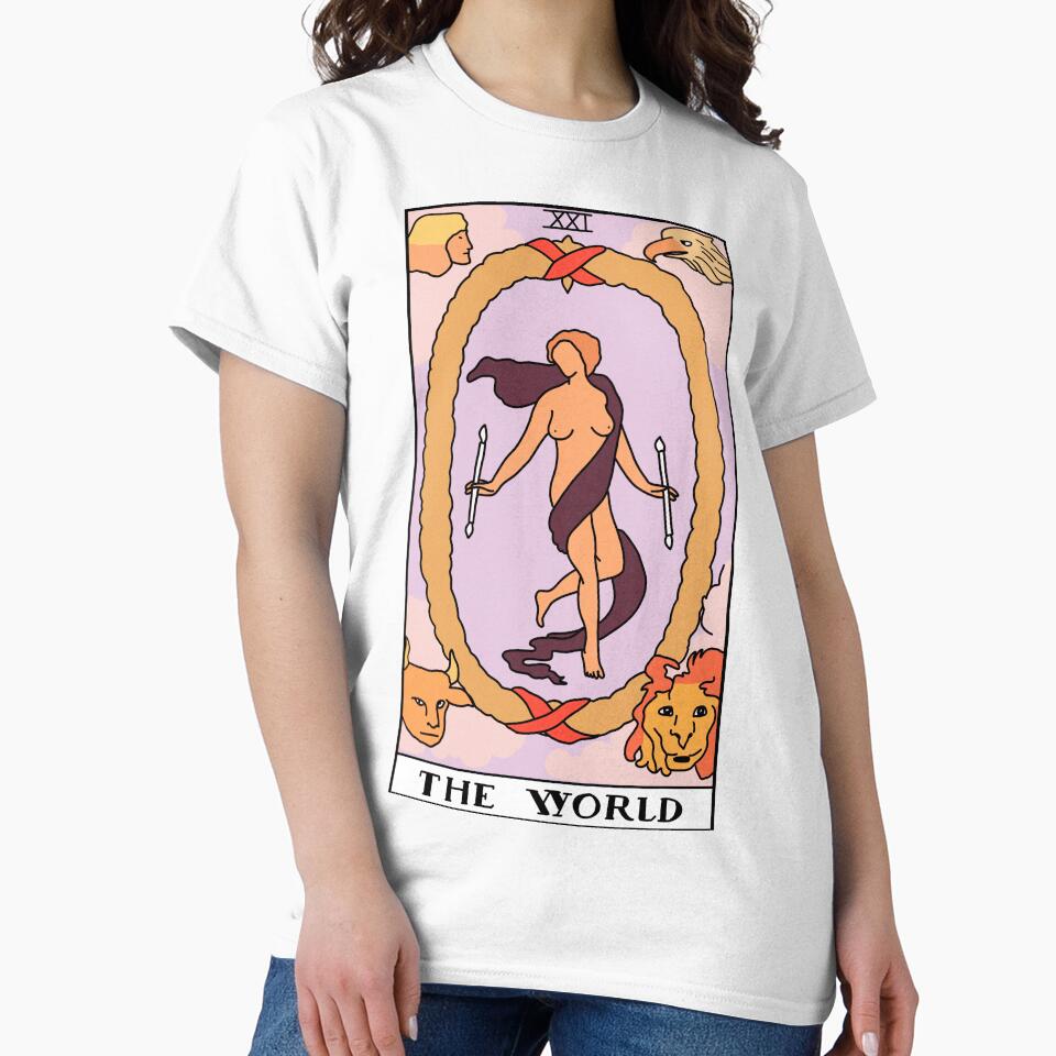 The World Tarot Card by RubyGoesBananas T-Shirts, Hoodie, Sweatshirt | BlankRebels.com (Image 2)