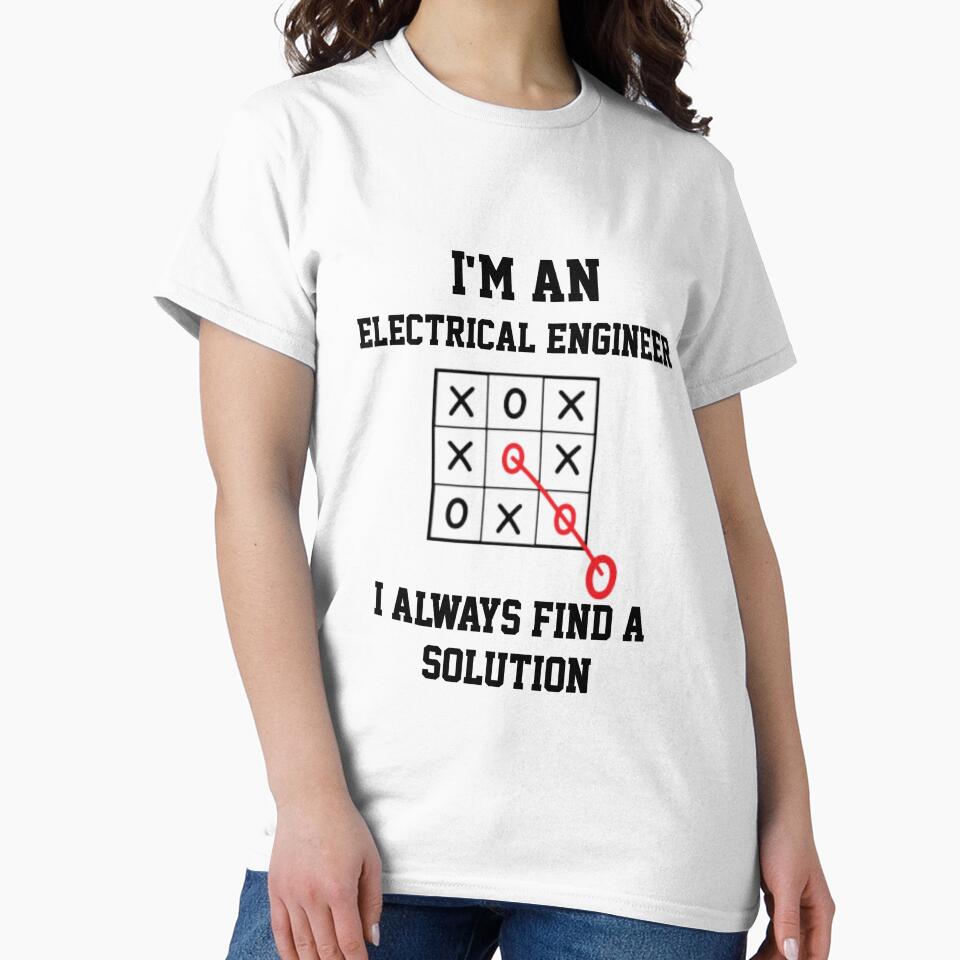 Im An Electrical Engineer I Always Find A Solution by Yay Design T-Shirts, Hoodie, Sweatshirt | BlankRebels.com (Image 2)