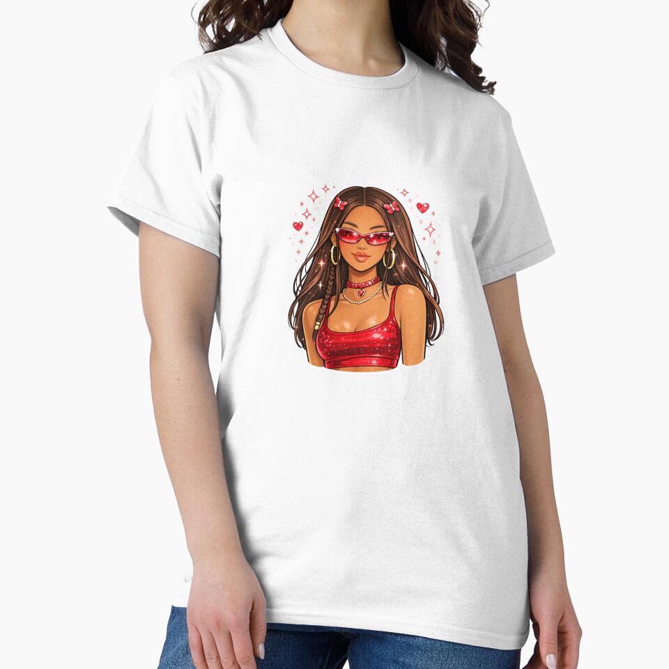 y2k pop girlie red by BudgetsbyB T-Shirts, Hoodie, Sweatshirt | BlankRebels.com (Image 2)