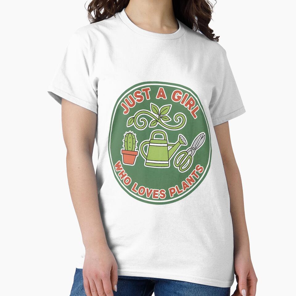 Just a Girl Who Loves Plants by MANA-Goods T-Shirts, Hoodie, Sweatshirt | BlankRebels.com (Image 2)