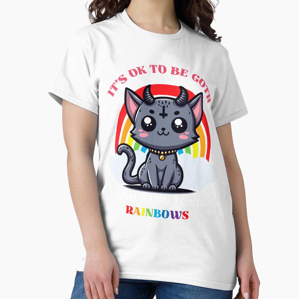 Be Goth and Also Love Rainbows - Goth Rainbows by Kawaii-n-Spice