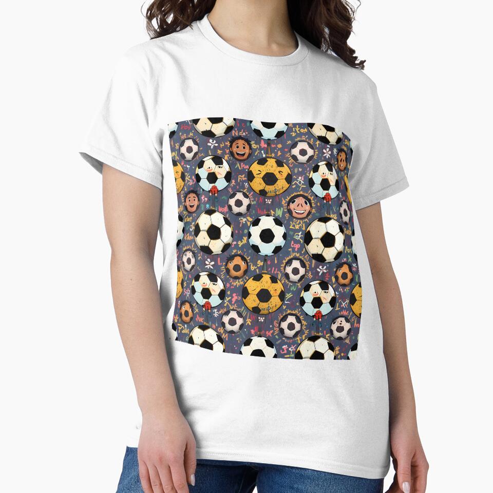 Funky Soccer Fun Design creative patterns by ART ATTACK ZONE