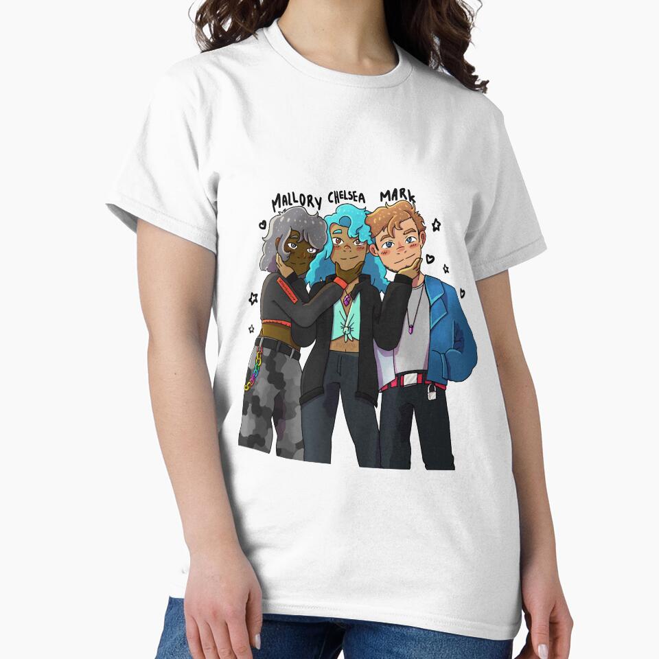 Polyamorous Trio of Cuteness (Doodles) by ruyijingu T-Shirts, Hoodie, Sweatshirt | BlankRebels.com (Image 2)