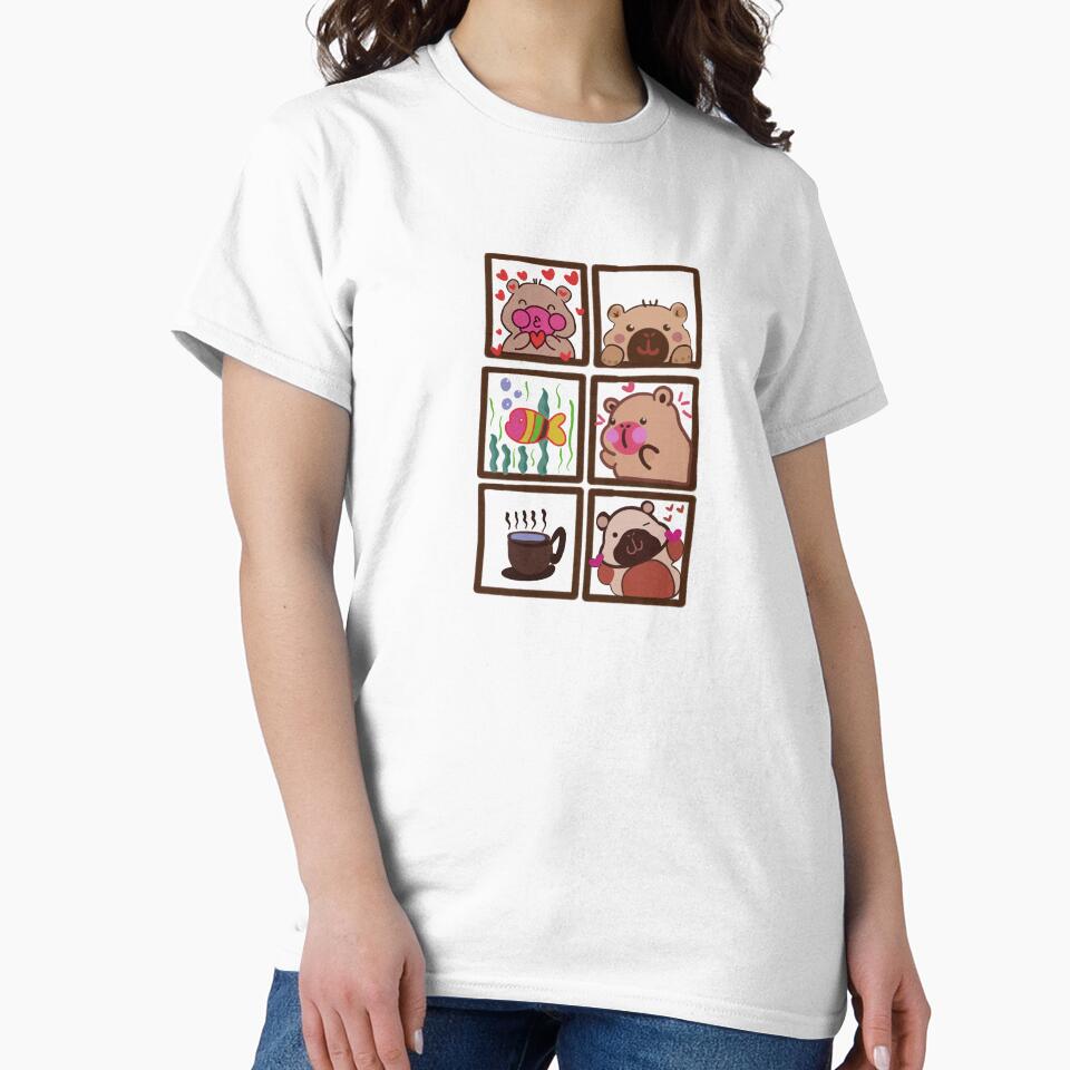 Chill like a capybara by Stefyyellow93 T-Shirts, Hoodie, Sweatshirt | BlankRebels.com (Image 2)