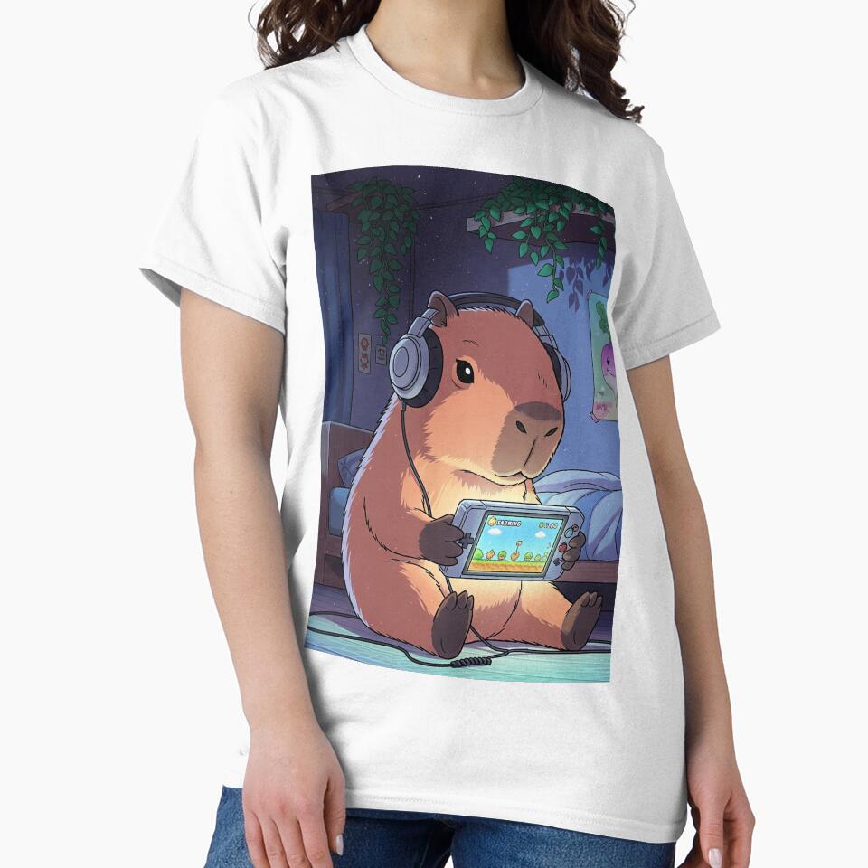 Gamer Capybara by ColorVR T-Shirts, Hoodie, Sweatshirt | BlankRebels.com (Image 2)