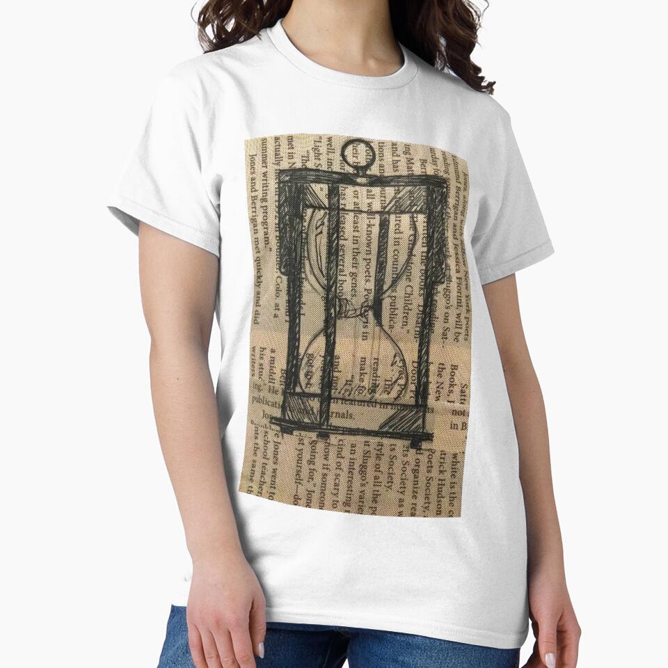 Steampunk Hourglass Collage by CherryCatDraws T-Shirts, Hoodie, Sweatshirt | BlankRebels.com (Image 2)