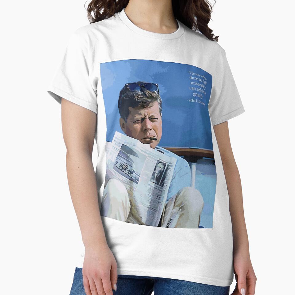 Painting John F. Kennedy and quotation by aapshop T-Shirts, Hoodie, Sweatshirt | BlankRebels.com (Image 2)
