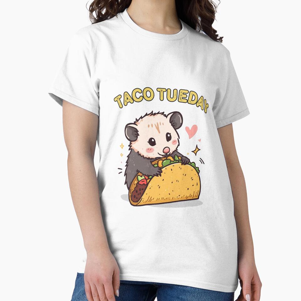 Opossum Taco Tuesday by SpacedOutRITZ T-Shirts, Hoodie, Sweatshirt | BlankRebels.com (Image 2)