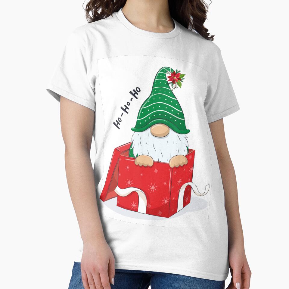 Ho Ho Ho Gnome by Charmed-jhess06 T-Shirts, Hoodie, Sweatshirt | BlankRebels.com (Image 2)