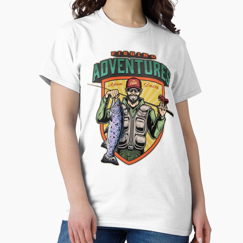 fishing adventure by mosescdr5 T-Shirts, Hoodie, Sweatshirt | BlankRebels.com (Image 2)